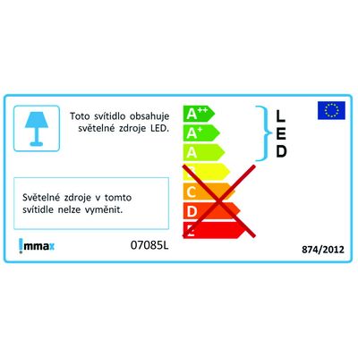 Immax NEO LISTON Smart nástěnné svítidlo 29cm 8W bílé Zigbee 3.0