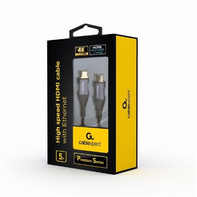 Gembird Cablexpert kabel HDMI 2.0, 5m, opletený