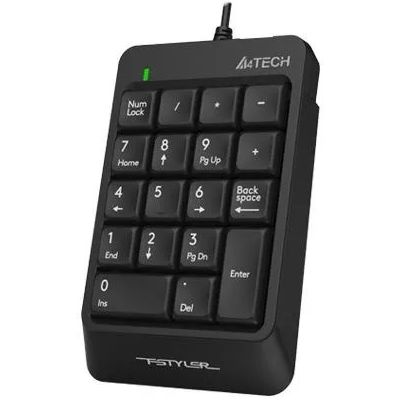 A4Tech numerická klávesnice Fstyler FK13P, černá