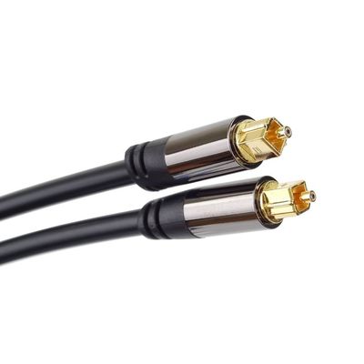 PremiumCord Kabel Toslink M/M, OD:6mm, Gold design 1,5m