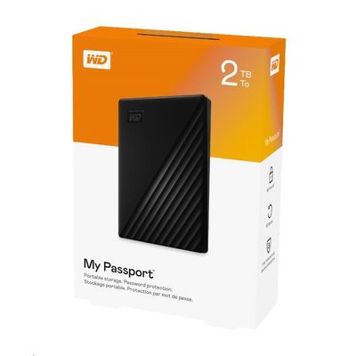 WD My Passport Portable 2TB černý