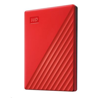 WD My Passport Portable 2TB červený