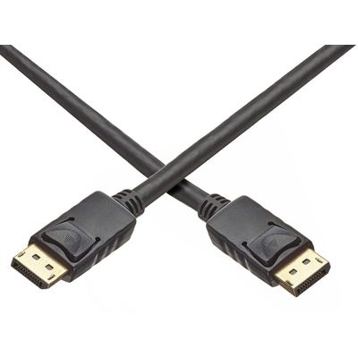 DisplayPort 1.4 přípojný kabel M/M, zlacené konektory, 3m