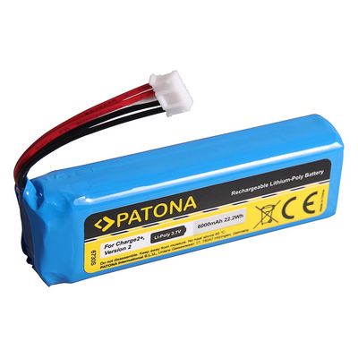 Patona PT6730 - JBL Charge 2+/Charge 3(2015) 6000mAh 3,7V Li-Pol
