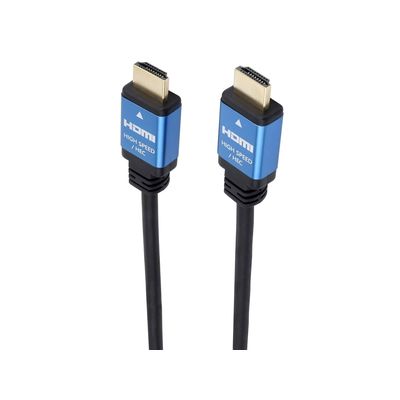 PremiumCord 4K HDMI 2.0b High Speed + Ethernet kabel, zlacené HQ konektory, 2m