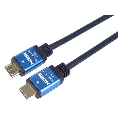 PremiumCord 4K HDMI 2.0b High Speed + Ethernet kabel, zlacené HQ konektory, 2m