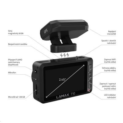 LAMAX kamera do auta T10