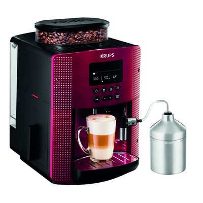 Krups EA816570 Pisa Red + XS6000 Autocappuccino