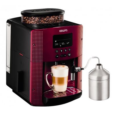 Krups EA816570 Pisa Red + XS6000 Autocappuccino