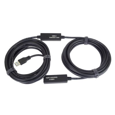 PremiumCord USB 3.0 repeater a prodlužovací kabel A/M-A/F 10m
