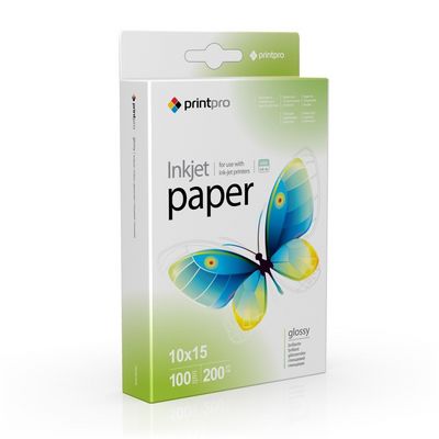 ColorWay fotopapír PrintPro lesklý 200g/m2, 10x15cm, 100 listů