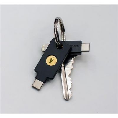 YubiKey 5C NFC - USB-C, klíč/token s vícefaktorovou autentizaci, podpora Smart Card (2FA)