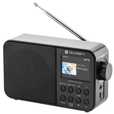GoGEN DAB 500 BT C černý