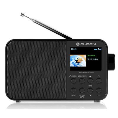 GoGEN DAB 500 BT C černý