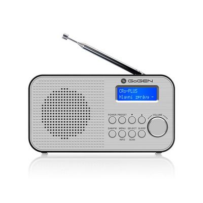 GoGEN DAB 300 N, stříbrný