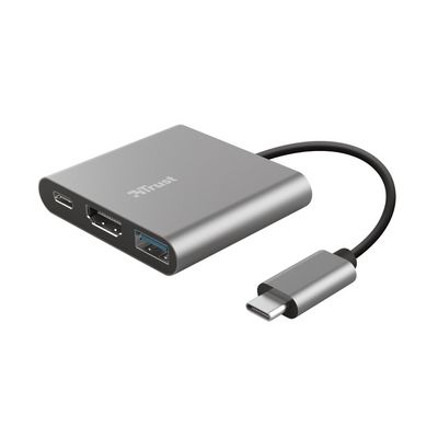 Trust Dalyx 3-in-1 Multiport USB-C adaptér