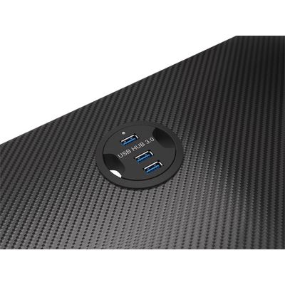 Genesis Holm 300 RGB - herní stůl s RGB podsvícením