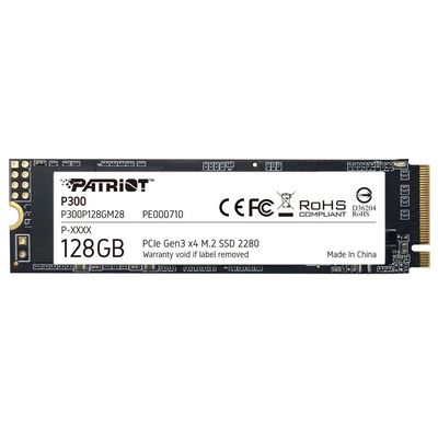 PATRIOT P300 128GB PCIe M.2 SSD
