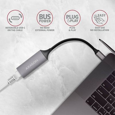 AXAGON ADE-TRC, USB-C 3.2 Gen 1 - Gigabit Ethernet