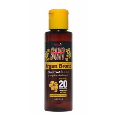Sun Vital opalovací olej s BIO arganovým olejem SPF 20, 100 ml