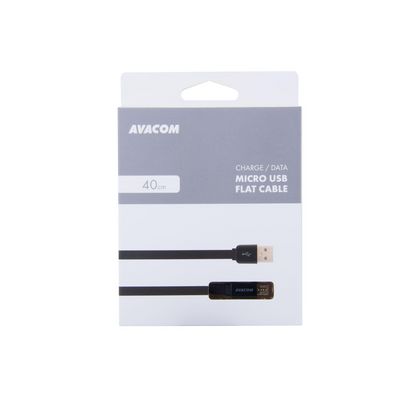 AVACOM MIC-40K kabel USB - Micro USB, 40cm, černá