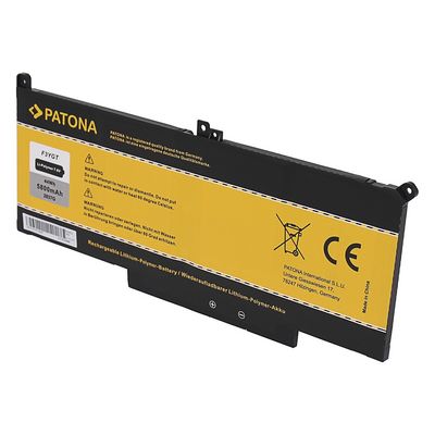 Patona PT2837 - Dell Latitude E7270 / E7470 5800mAh Li-Pol 7,6V