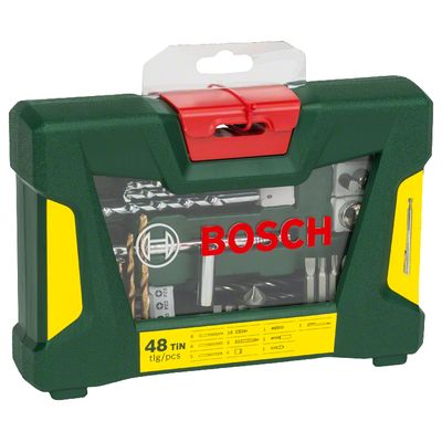 Bosch 48dílná sada vrtáků a bitů V-Line TiN s teleskopickým magnetem (2.607.017.314)