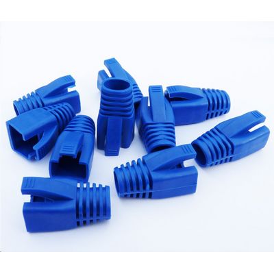 DATACOM Návlek pro plug RJ45 (CAT6A,CAT7) modrý (10ks)