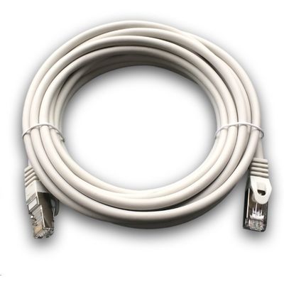 DATACOM Patch cord S/FTP CAT6A 5m šedý