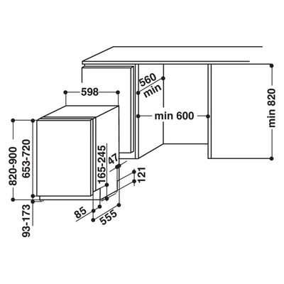 Whirlpool WIC 3C26 F