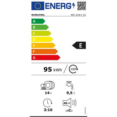 Whirlpool WIC 3C26 F