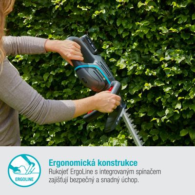 Gardena 14730-55 Aku Nůžky na živý plot ComfCut 50/18V P4A