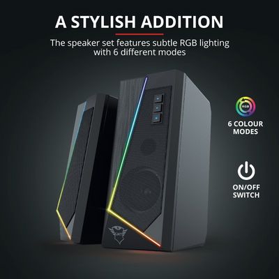 Trust GXT 609 Zoxa RGB, 2.0/6W