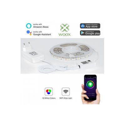 Woox R5093 LED Lighting Strip Kit RGB+WW
