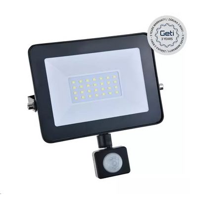Geti LED reflektor GLF30P 30W s PIR čidlem