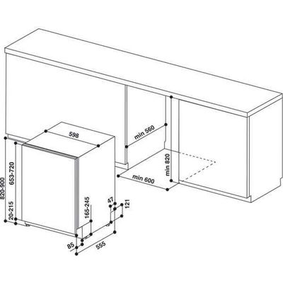 Whirlpool WIC 3C34 PFE S