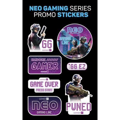 Connect IT NEO RGB podsvícená podložka pod myš a klávesnici, vel. L