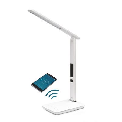 Stolní lampa IMMAX Kingfisher Qi bílá