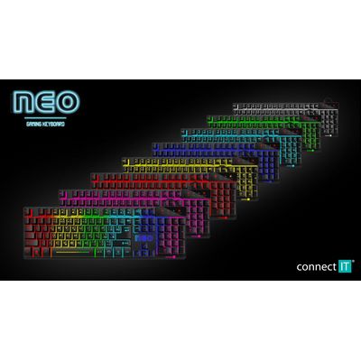 Connect IT NEO klávesnice pro hráče (CZ+SK verze)