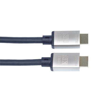 PremiumCord Ultra High Speed HDMI 2.1 kabel 8K@60Hz, 4K@120Hz délka 1m kovové pozlacené konektory