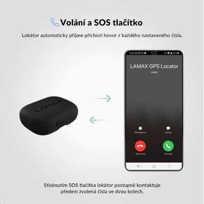 LAMAX GPS Locator + obojek