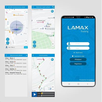 LAMAX GPS Locator + obojek
