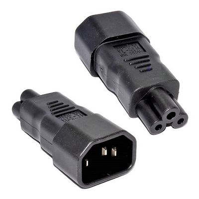 Adaptér IEC C14 na IEC C5 trojlístek napětí 230V, 10A