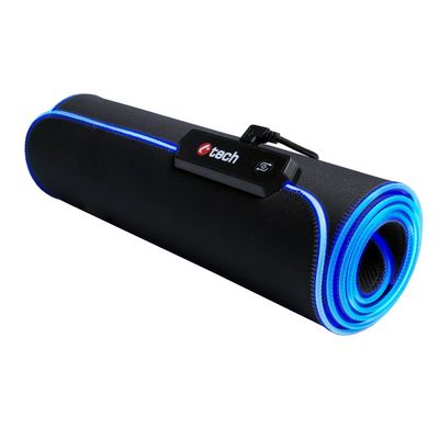 C-TECH ANTHEA LED XL, herní podložka pod myš