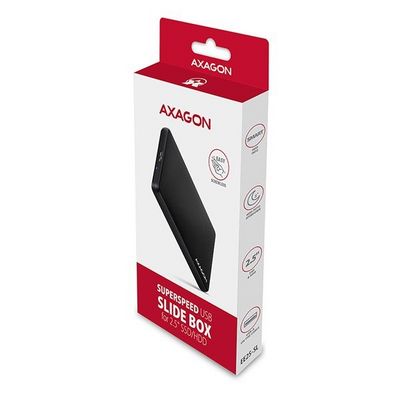 AXAGON EE25-SL, USB 3.2 Gen 1 - SATA 6G, 2.5 SLIDE box