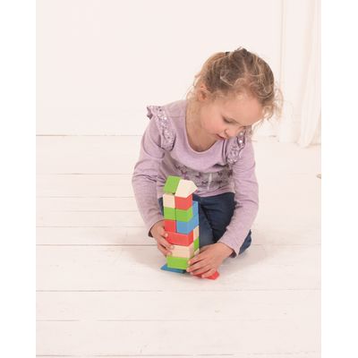 Bigjigs Baby Dřevěné Spojkostky Primary set