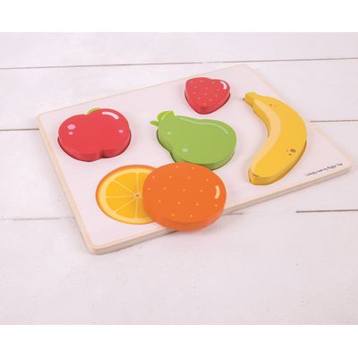 Bigjigs Toys Vkládací puzzle ovoce