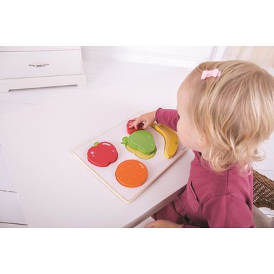 Bigjigs Toys Vkládací puzzle ovoce