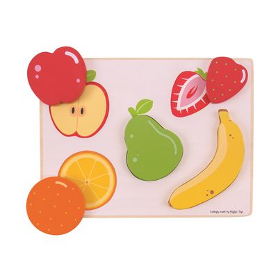Bigjigs Toys Vkládací puzzle ovoce