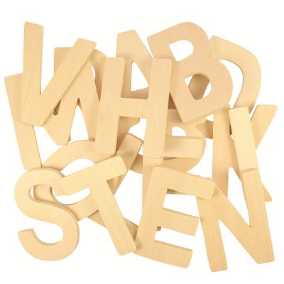 Bigjigs Toys Dřevěná abeceda velká písmena